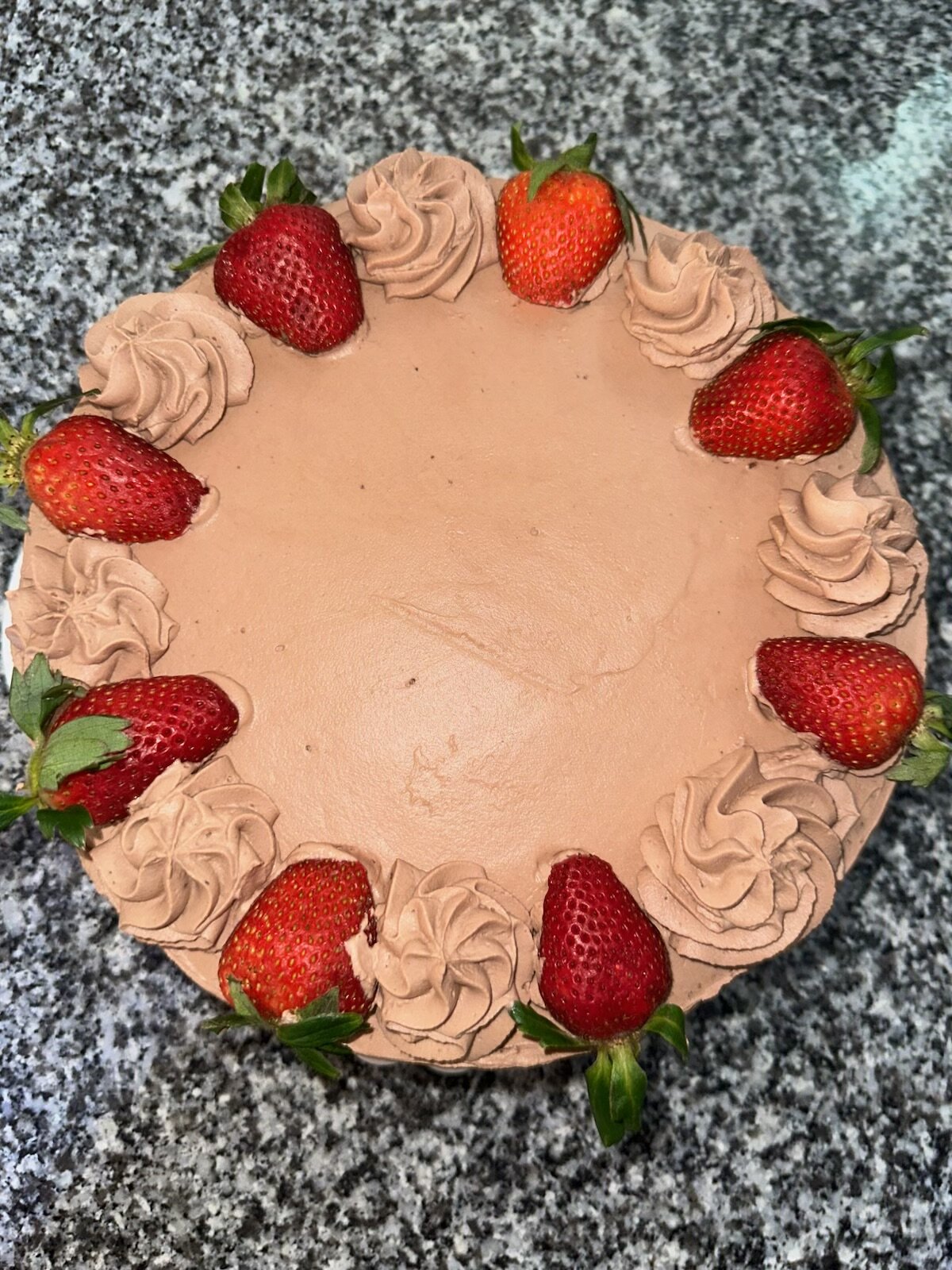 Chocolate strawberry cake