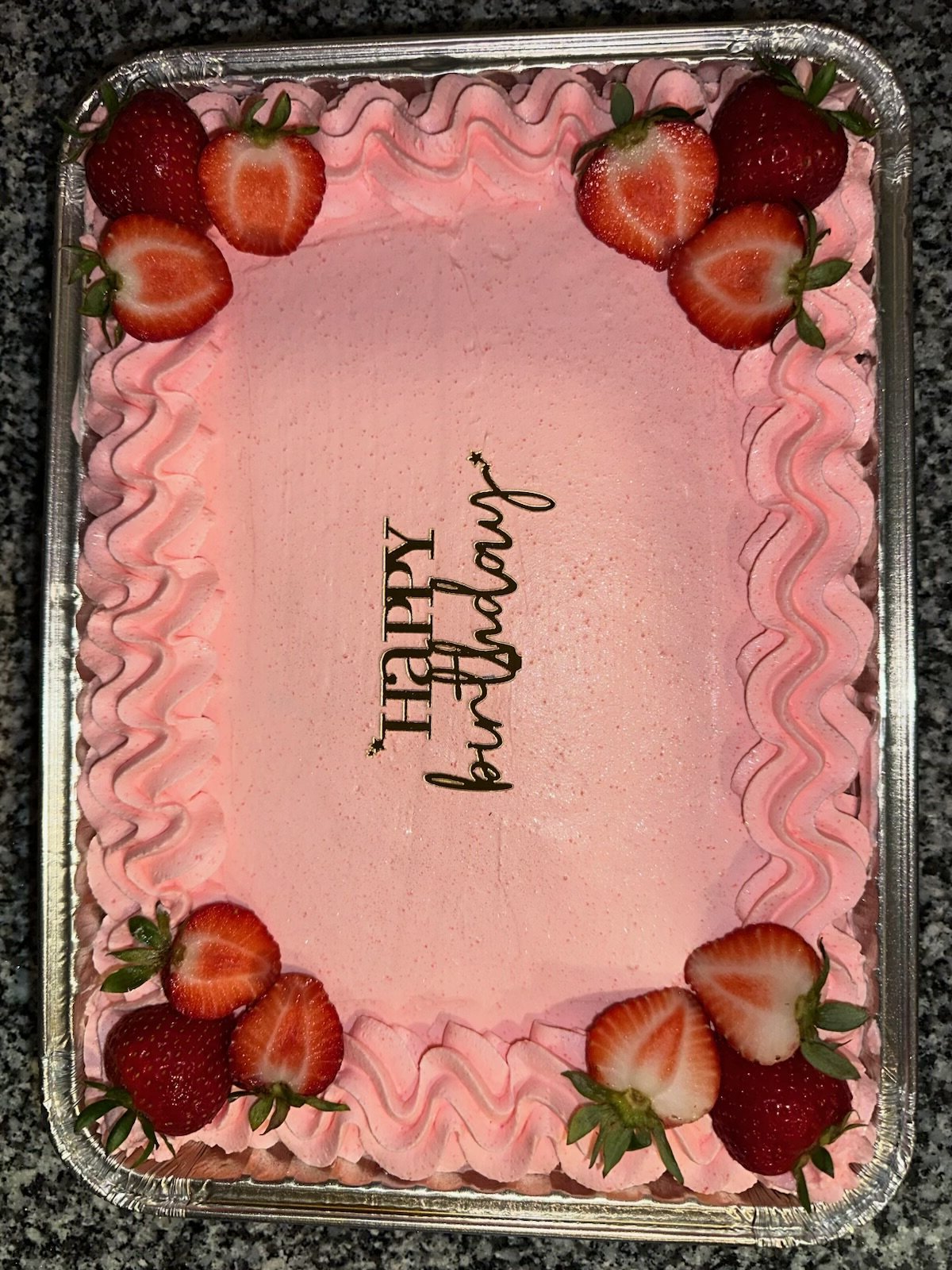 Strawberry Tres Leches — homestyle and sweet, finished with strawberries